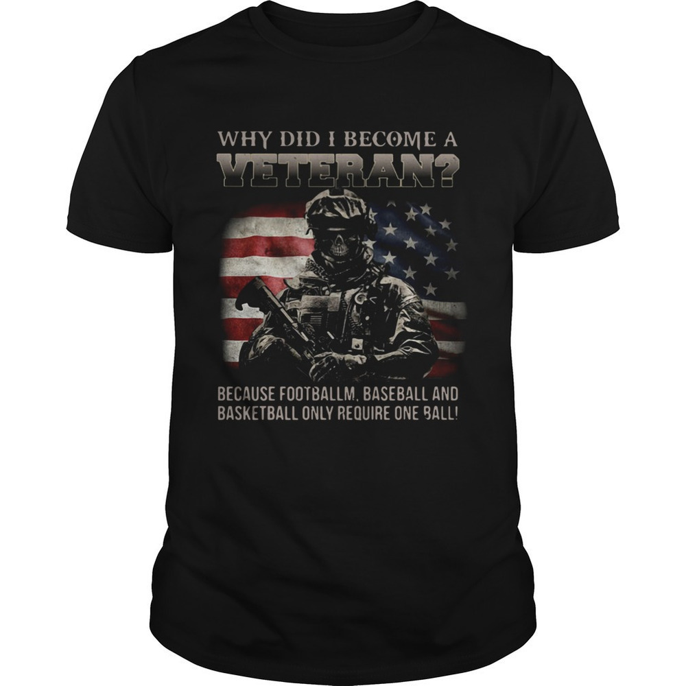 Veteran Football Baseball Patriotic Graphic Unisex T-Shirt